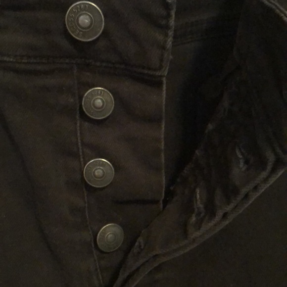 Divided H&M Skinny Distressed Black Jeans - Picture 5 of 6